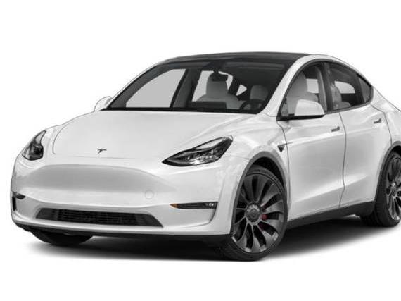 TESLA MODEL Y 2021 5YJYGDEF3MF256255 image